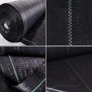 Toile tissée en plastique agricole anti-mauvaises herbes avec contrôle des adventices amélioré et service de découpe pour les zones de culture - Product Image 1