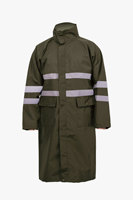Manteau à capuche réfléchissant imperméable pour hommes femmes Long Trench imperméable coupe-vent respirant écologique léger Design