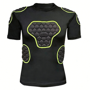 Protector de Pecho para Hombre, Camiseta de Compresión Acolchada para Fútbol, Béisbol, Esquí, Ciclismo y Deportes al Aire Libre - Product Image 2
