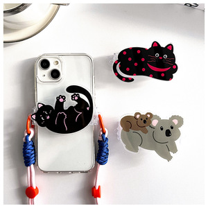 New Cute cat Durable and Portable Anti Drop Accessories Wholesale Cell Phone Lanyard