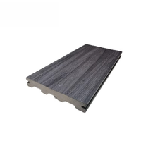 Vente en gros de panneaux de terrasse en bois composite WPC à grain de bois, imitation teck 3D en relief, pour extérieur et jardin, fabriqués en Chine
