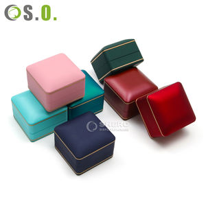 High End Exquisite Multi Color Jewelry Gift Box with Gold Trim and <b>LED</b> Light Custom Color Size for Wholesale and Retail Display - Product Image 4