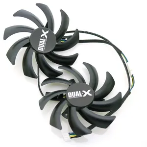 FDC10H12S9-C 86Mm 0,35a 4pin 4 Draad Voor Xfx R9 270x 280x 290x Grafische Kaart Koelventilator