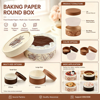 Boîte à gâteau résistante à la chaleur, boîte cylindrique en papier, tube en papier de qualité alimentaire, emballage en tube rond, emballage en boîte ronde, boîtes d'expédition rondes