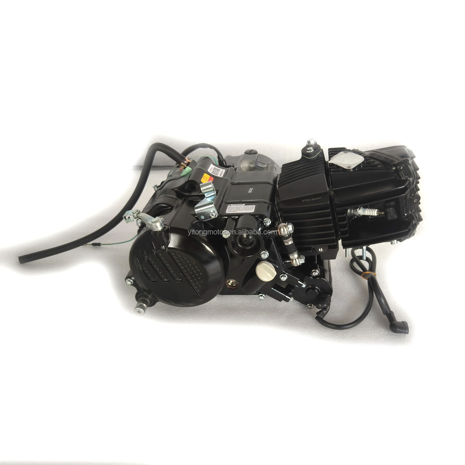 Black ZS 212CC Electric Start Engine Kit for Abarth 124