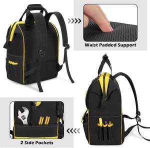 Upgraded Thickened Electrician's <b>Tool</b> <b>Bag</b> Portable Adjustable Shoulder Strap Tactical Waterproof 12-Liter Capacity - Product Image 5