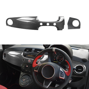 Fibra de carbono ES, los lados izquierdo y derecho del panel de instrumentos (unidad derecha) para accesorios interiores Fiat 595 Abarth - Product Image 6