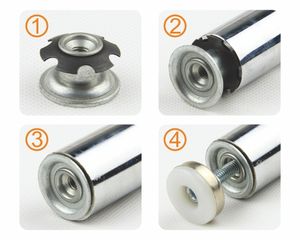 फैक्टरी बिक्री बेर का खिलना Shrapne कैबिनेट कुर्सी फर्नीचर पैर ट्यूब पागल वसंत पिरोया ट्यूब डालने ट्यूब जोड़ने पागल - Product Image 5