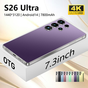 <span class=keywords><strong>New</strong></span> S26 siêu 5G <span class=keywords><strong>Android</strong></span> 14 điện thoại thông minh HD màn hình 7800mAh pin <span class=keywords><strong>Dual</strong></span> <span class=keywords><strong>Sim</strong></span> chơi game gốc điện thoại di động - Product Image 4