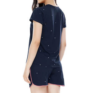 Conjunto de 2 Piezas Personalizado para Mujer, Camiseta con Cuello Redondo y Pantalones Cortos, Color Sólido, Secado Rápido, Transpirable, Informal, para Ejercicio y Fitness - Product Image 2