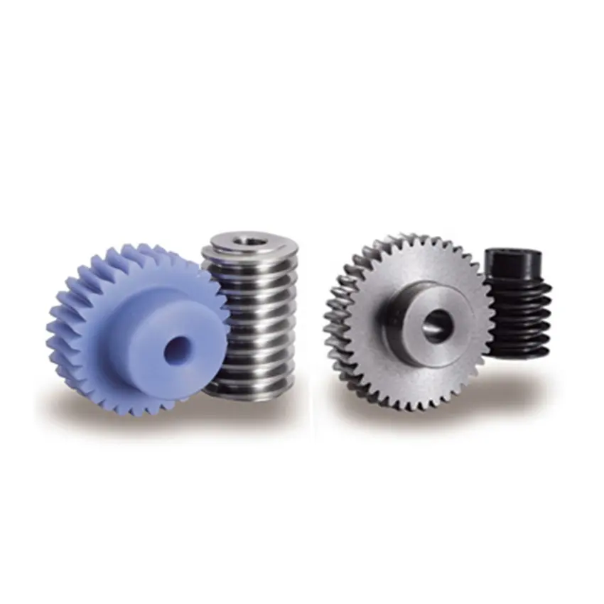 High quality customized plastic stepped motor worm gear
