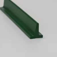 Profils en plastique HDPE LDPE PVC ABS Écologiques Composants de construction pour supermarchés Extrusion Barres d'extrusion à fente en T