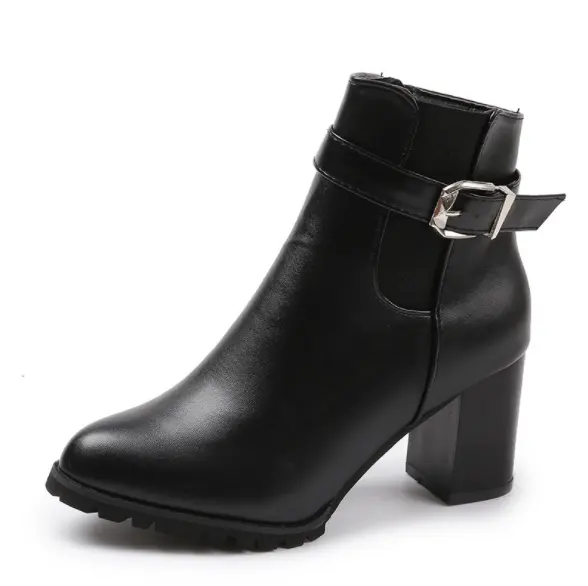 Up-0061r в винтажном стиле; Женские кожаные полусапожки на шнурках из pu искусственной кожи (pu с острым носком ботинки на толстом каблуке; Цвета на высоком каблуке с боковой застежкой-молнией; Обувь