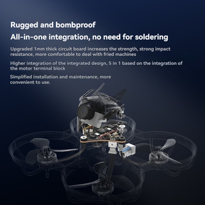 Betafpv Ma Trận 1S không chổi than chuyến bay điều khiển 3in1 loại FPV hệ thống làm bằng nhựa - Product Image 4