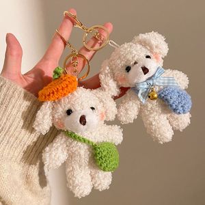 <b>Cute</b> Plush <b>Bear</b> Pendant Adorable Car Bag Hanger Charm Soft Plush Keychain for Women Girls - Product Image 2