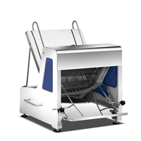 Kommerzielle Automatische Neue Elektrische Brotschneidemaschine 220V Edelstahl-Toastschneidegerät für Bäckereien