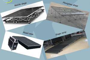 Plataforma de Aluminio Inteligente RK de Alta Resistencia con Capacidad de Carga de 1000 kg, Diseño Modular e Instalación Rápida para Conciertos y Eventos - Product Image 3