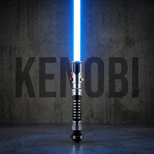 Sable de luz inspirado en <span class=keywords><strong>Kenobi</strong></span> de Nexusaber, empuñadura metálica, LED recargable, hoja Neopixel con flash, bloqueo FOC, resistente para duelos, control por aplicación. - Product Image 1