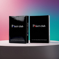 Cartes à jouer en plastique de haute qualité, écologiques, 0,325 mm d'épaisseur, double face, mat blanc, Deskjoy, coins carrés personnalisés