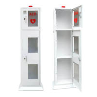 Boîtier d'équipement médical OEM personnalisé en acier inoxydable, fabrication de tôles de précision par estampage, usinage de pièces métalliques, armoire AED