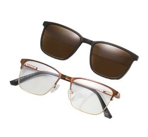 Occhiali da sole da uomo polarizzati da esterno con lenti UV400 e Tac da sole a Clip per i giovani - Product Image 2