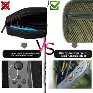 Étui en velours cristal anti-rayures pour <span class=keywords><strong>Switch</strong></span> 2, <span class=keywords><strong>sac</strong></span> <span class=keywords><strong>de</strong></span> <span class=keywords><strong>transport</strong></span> rigide en EVA Oxford étanche, <span class=keywords><strong>sac</strong></span> <span class=keywords><strong>de</strong></span> rangement pour jeux USB-C couleur personnalisée - Product Image 5