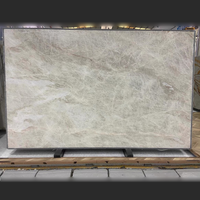 Dalle de marbre Taj Mahal gris clair beige veiné, pierre naturelle pour plan de travail de cuisine, panneau mural, sol de salle de bain, dessus de meuble-lavabo