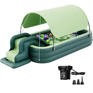 New arrivals portable sunscreen collapsible inflatable swimming pool for kids and adults