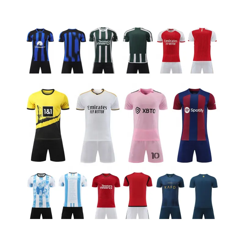 Roupa esportiva masculina para futebol, camisa de futebol personalizada para jovens com logotipo, uniformes de futebol sublimados