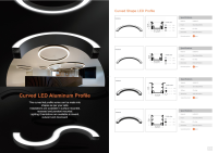 Luminaire suspendu LED moderne personnalisé en aluminium, profil incurvé unique, pour bureau, supermarché, dimmable