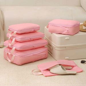 Bag Saving Space for Travel 4 Set Packing Cubes Various Sizes Packing Organizer for <b>Luggage</b> Carry on Suitcase - Product Image 1