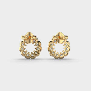 Pendientes de Diamantes de Primera Calidad, Plata de Ley 925, Elegantes y Lujosos, Joyería Fina de Diseño, Estilo Diario, Regalo para Mujer - Product Image 1
