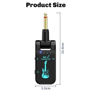 Sistema de Transmisión Inalámbrica para Guitarra Eléctrica, 8 Frecuencias, Accesorio para Instrumento Musical, Especial del Fabricante - Product Image 2
