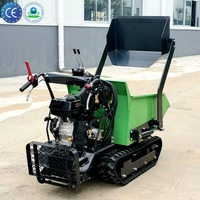 Fabriqué en Chine, facile à utiliser et multifonctionnel, camion à benne basculante sur chenilles Euro 5, mini camion à benne basculante sur chenilles automatique portable de 500 kg