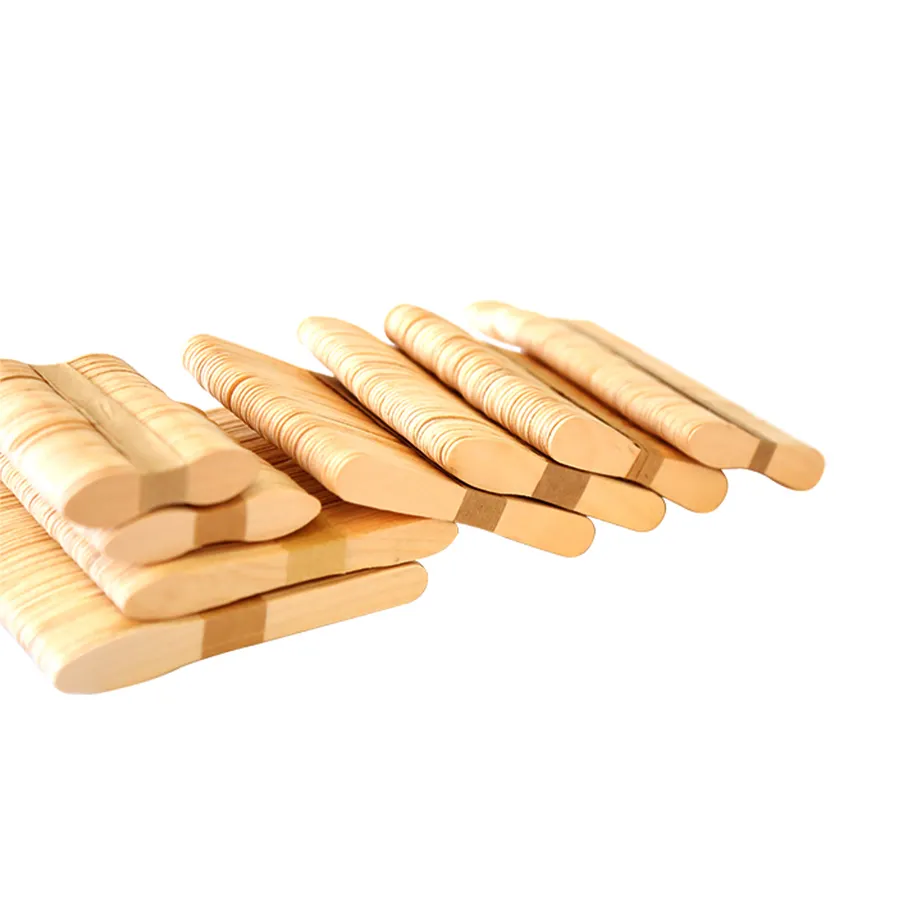 Penjualan laris stik kayu model bahan buatan tangan DIY stik es krim serpihan kayu