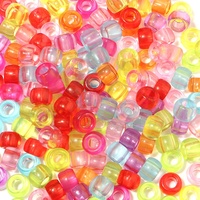 Extensions de cheveux avec perles en plastique acrylique, bijoux pour la coiffure, vente en gros, 10mm, couleur bonbon, livraison gratuite