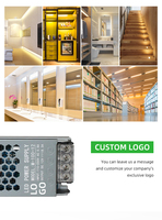 Alimentation LED ultra-mince de haute qualité pour intérieur, alimentation LED à tension constante pour armoires et éclairages LED linéaires