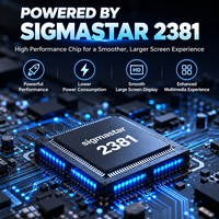 Projecteur LCD SYTA A8Pro à double écran tactile avec stabilisateur, Android 12, mise au point automatique, correction automatique de la distorsion trapézoïdale, 500LM, 1080P Full HD, pour cinéma maison