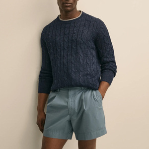<span class=keywords><strong>Maglione</strong></span> Classico da <span class=keywords><strong>Uomo</strong></span> con Collo Rotondo, Maniche Raglan Blu, Pullover Lavorato a Maglia, Vestibilità <span class=keywords><strong>Slim</strong></span>, Polsini a Costine, <span class=keywords><strong>Maglione</strong></span> Basic da <span class=keywords><strong>Uomo</strong></span> - Product Image 1