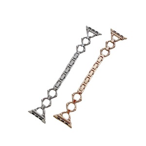 Mode femmes O chaîne bande métallique pour <span class=keywords><strong>Apple</strong></span> Watch 11 10 9 8 <span class=keywords><strong>7</strong></span> 6 5 montre Bracelet Bracelet 20MM 22MM pour <span class=keywords><strong>Huawei</strong></span> Samsung Xiaomi montre - Product Image 3