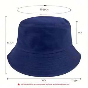 Sombrero de Pescador Personalizado para Viajes, de Color Sólido, para Hombre y Mujer, de Ala Ancha y Copa Plana, de Verano, con Forro de Satén de Algodón, para Mujer - Product Image 2