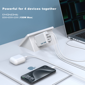 <span class=keywords><strong>Cargador</strong></span> <span class=keywords><strong>Original</strong></span> Tipo C PD Multi Móvil USB 150W GaN Escritorio para <span class=keywords><strong>Apple</strong></span> iPhone Samsung Huawei - Product Image 5