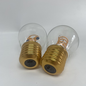 Decorative <b>Lights</b> Rechargeable Glass Vintage <b>Light</b> Lover Smile Portable Type-C <b>USB</b> <b>LED</b> Bulb 2700K Soft Warm White for Gift - Product Image 2