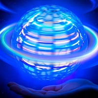 Bola Voladora Controlada a Mano con Sensor de Movimiento LED 360 °   Lámpara de Suspensión Giratoria con Forma de Bola, Apta para Interiores y Exteriores