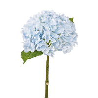 Tiges d'hortensias artificiels Moisture Touch, fleurs décoratives artificielles, bouquet élégant d'hortensias en soie pour la maison, les centres de table de mariage