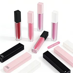 Wholesale Women Private Label Fashions Custom logo <b>Vegan</b> 53 Colors High Pigment Cosmetics Waterproof Matte Liquid <b>Lipstick</b> - Product Image 5