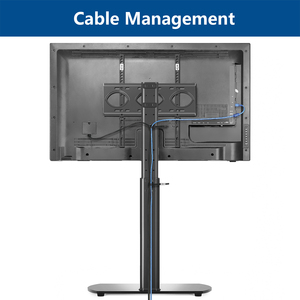 Meuble TV au sol Offre Spéciale avec verrouillage de sécurité pour télévision de taille moyenne Base en verre trempé haut de gamme avec <span class=keywords><strong>pieds</strong></span> antidérapants Support TV - Product Image 6