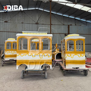 قطار كهربائي للأطفال والكبار بتصميم ملاهي عيد الميلاد من الصين - Product Image 4