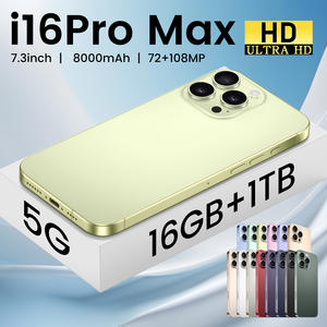 มีสินค้าพร้อมส่ง จัดส่งรวดเร็ว สมาร์ทโฟน 5G รุ่น I16 Pro ระบบปฏิบัติการ Android 14 ปลดล็อคแล้ว กล้อง Deca Core ความละเอียดสูง หน้าจอ 120Hz แบตเตอรี่ 8000mAh+ โปรโมชั่นจากโรงงาน - Product Image 2