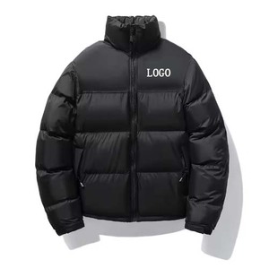 Veste pour homme en tissu épais de couleur unie personnalisée - Chaude, élégante et disponible en grandes tailles. - Product Image 3